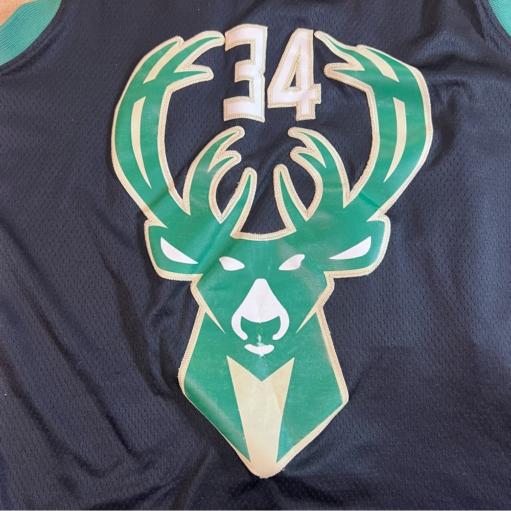 Milwaukee Bucks Giannis Antetokounmpo #34 Nike Swingman Jersey‎ – Men’s 48 - Picture 7 of 7